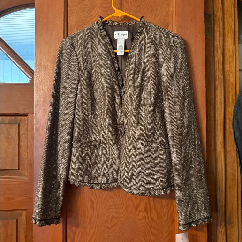 Liz Claiborne Women's Gray Blazer